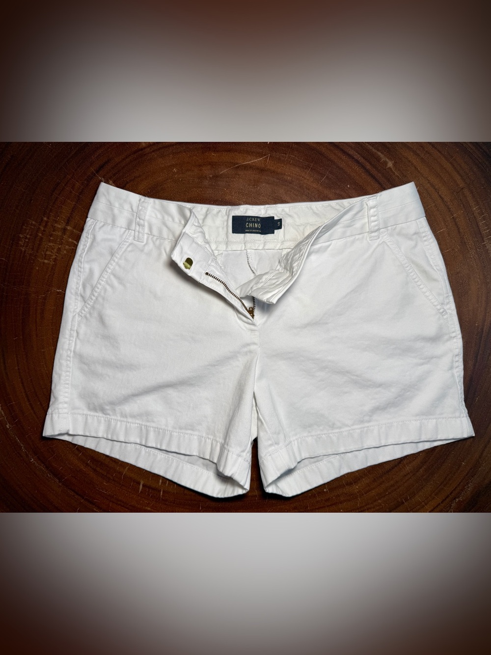 J. Crew White Chino Women’s Shorts